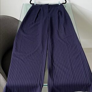 Ramy Brook Dark Pinstripe Trousers